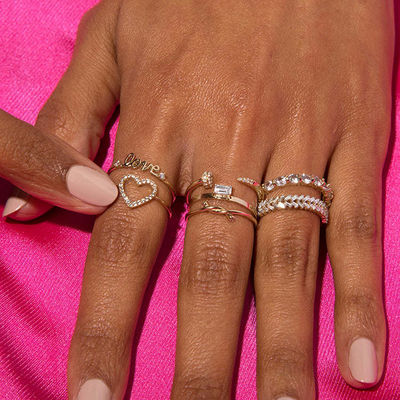 Moda 925 de plata esterlina Anillo de mujer Joyería Producto personalizado Tipo religioso Ninguno