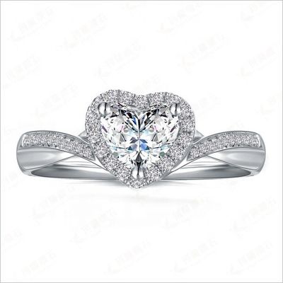 Anillos de hierba delicados de corazón 925 joyas de plata esterlina para mujeres accesorios de moda