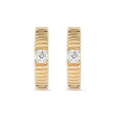 Mujeres Cubicos Zirconia Diamante Zócalo Aretes de latón Redondo Corte Brillante