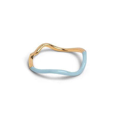 925 de plata esterlina 18k de oro rosa de esmalte anillos para mujeres niñas