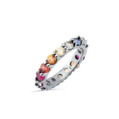 Anillo de la Eternidad de plata de 925 Sterling
