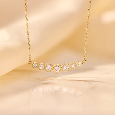 Collares minimalistas de tenis de plata esterlina 925 collares para mujeres collares apilables en capas