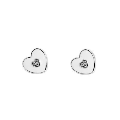 Oportunidad de la boda Rosado de corazón de los pendientes para el collar de joyería conjuntos