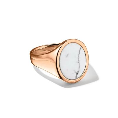 Anillo de sello masculino de plata esterlina 925 ónix negro dorado de 18K